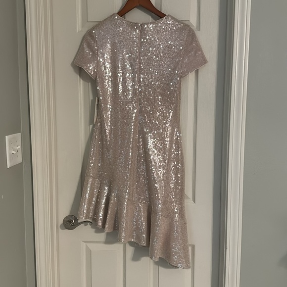 Women's Sequined Ruffled A-Line Dress size 6 - Picture 7 of 7